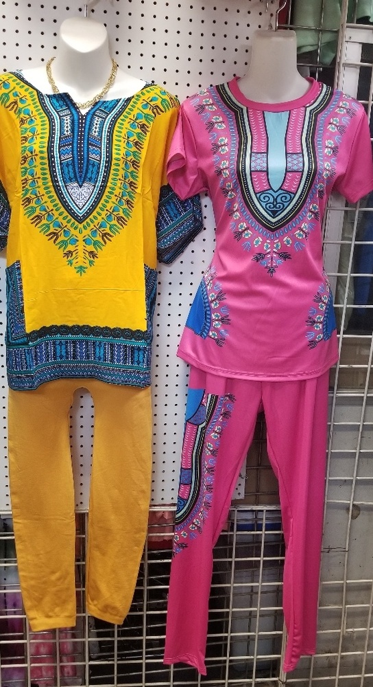African tops and long dress